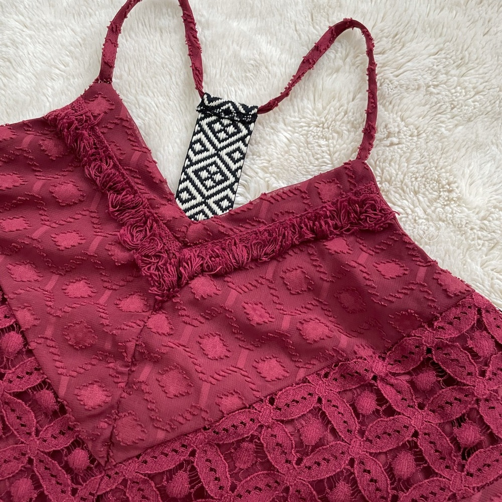 Xhilaration Target - Red Textured Dress